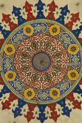 Al-Adiliyah madrasa, kupol, dekoration (foto)