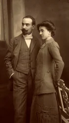 Alfredo Trombetta och hans fru