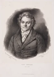 Alois Senefelder, tysk uppfinnare av litografi, tidigt 1800-tal