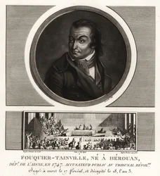 Antoine Quentin Fouquier-Tainville, allmän åklagare, revolutionsdomstolen, giljotinerad 1795