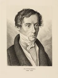 Augustin Jean Fresnel, fransk fysiker, ca 1825