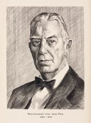 Balthazar van der Pol, holländsk elektroingenjör, ca 1930-talet