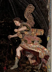 Hoppande ängel - Skulptur, barockkonst