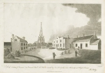 Brewood Grammar School: akvatintgravyr, 30 januari 1799