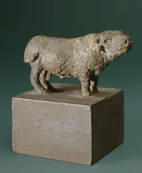 Buffalo, Harappa, Mohenjodaro (Pakistan), 2300-1750 f.Kr. (brons)