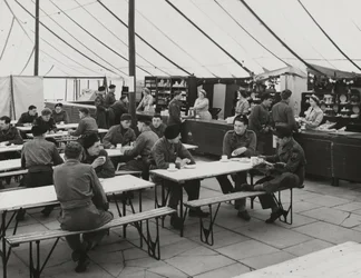 Matsalstält, Weybourne Summer Camp, april 1954