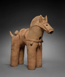 Kaparisonerad Haniwa-häst, 400-500-tal