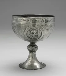 Bägare från Beth Misona Treasure, c.500-700