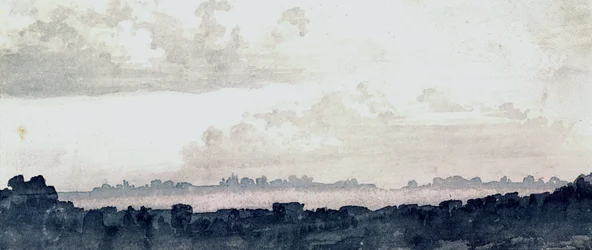 Molnstudie av Luke Howard, c 1808-1811