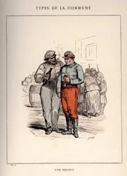 Paris Commune: kostym från UNE RECIRUE (15) i "" Les Communeux