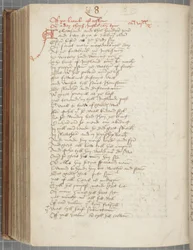 Kopia av krönikan Andrew av Wyntoun, Fol 325 verso, c.1550 (bläck på papper)