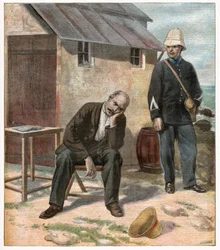 Dreyfus fall. 1896 (gravyr)