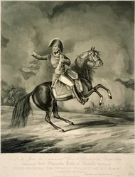Hertigen av Wellington i slaget vid Waterloo