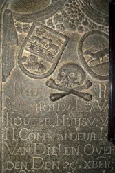 Holländsk gravsten i St Francis Church (foto)