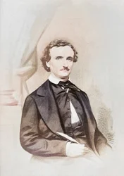 Edgar Allen Poe. 1800-talet (foto)