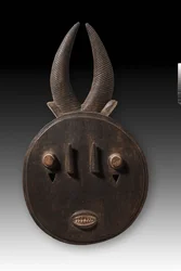 Ansiktsmask, sent 1800-tal - början av 1900-talet