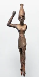 Statyett av guden Baal, Megiddo, 1300-1200 f.Kr