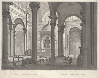 Florens: Den Helige Andes kyrka (Florence. Church of S. Spirito)