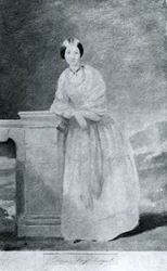 Florence Nightingale, engelsk sjuksköterska och sjukhusreformator, ca 1860