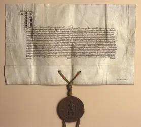 Foundation Charter of Charles University (bläck på papper)