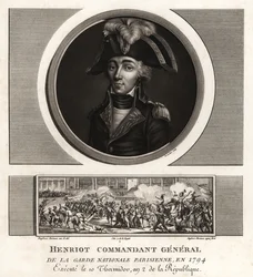 François Hanriot, jakobinsk ledare, generalkommendant för Paris nationalgarde, avrättad 1794