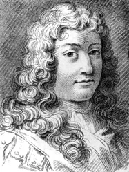 Francois de La Rochefoucauld (1613-1680) fransk författare och moralist, gravyr