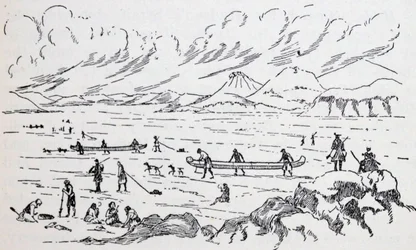 Franklins expedition till Polarhavet på isen