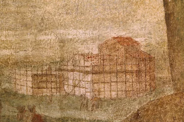 Fresco, Sanctuary of the Madonna dei Miracoli, Motta di Livenza, Veneto, Italien (foto)