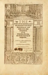 Frontispice av "The Book of Common Prayer"