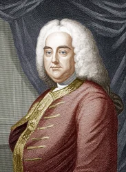 George Frideric Handel (färggravyr)