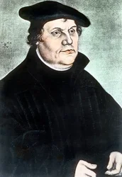 Den tyske religiöse reformatorn Martin Luther