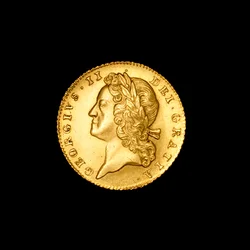 Guld fem guineas, England