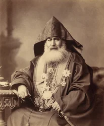 Harootiun Vehabedian, den armeniska patriarken av Jerusalem, 1900-10