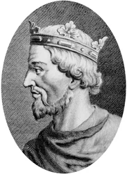 Henrik 1 fransk kung (gravyr)