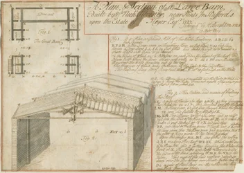 Tips - Barn on the Floyer Estate: pennteckning, 25 april 1733