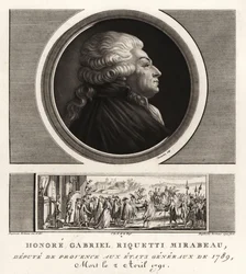 Honore Gabriel Riquetti, greve av Mirabeau