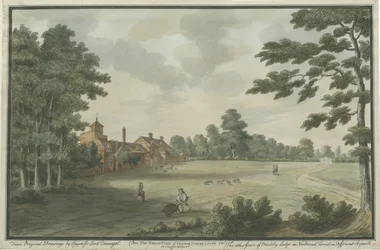 Hopwas Hayes: akvarellmålning, 1786