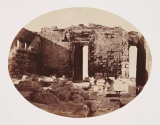 Parthenons inre, Aten, ca 1849