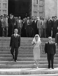 Jacqueline Kennedy i Italien.