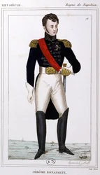 Jerome Bonaparte, ca 1810 (gravyr)