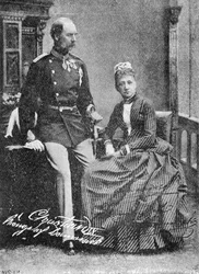Kung Christian IX och drottning Louise av Danmark