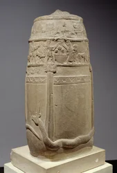 Kudurru, Kassite charter för upplåtelse av mark, ofullbordad, c.1200 f.Kr. (kalksten)