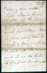 Brev från Florence Nightingale, maj 1856
