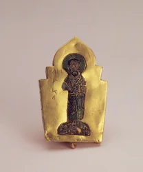 Länk från ett diadem, föreställande St Mark the Evangelist, Kiev
