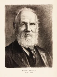 Lord Kelvin, skotsk ingenjör, matematiker och fysiker, ca 1900