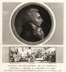 Louis-Michel le Peletier, markis av Saint-Fargeau (1760-1793), fransk politiker och martyr under franska revolutionen