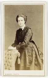 Maria Pia av Savojen - Drottning av Portugal, ca 1865