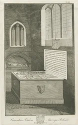 Mavesyn Ridware - Tomb of Thomas Carwarden: gravyr, nd [sent 18th cent]