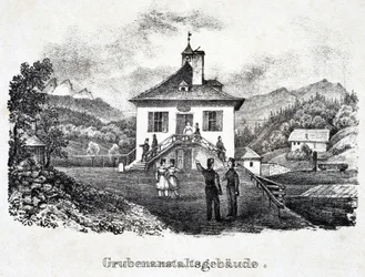 Saltgruva: byggandet av gruvbolaget i Durrnberg, Österrike