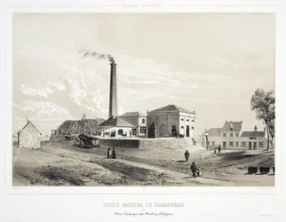 Gruvdrift, Coal Coalmining company, Pieton Campagne, Belgien